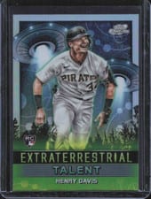 2024 Topps Cosmic Chrome Extraterrestrial Talent Henry Davis #ET-6 card