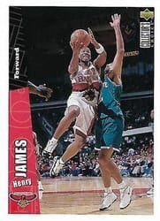 1996-97 Collector's Choice Base Set Henry James #401 card