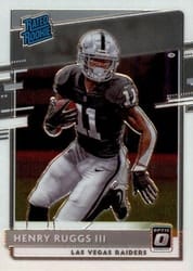 2020 Donruss Optic Base Set Henry Ruggs III #158 card