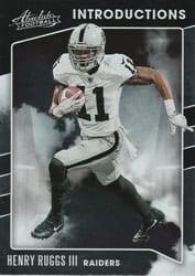 2020 Panini Absolute Introductions Henry Ruggs III #8 card