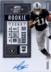 2020 Panini Contenders Optic Base Set Henry Ruggs III #105 card