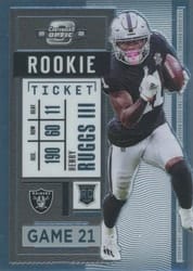 2020 Panini Contenders Optic Base Set Henry Ruggs III #73 card