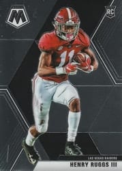 2020 Panini Mosaic Base Set Henry Ruggs III #205 card