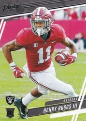 2020 Panini Prestige Base Set Henry Ruggs III #241 card