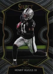 2020 Panini Select Base Set Henry Ruggs III #58 card