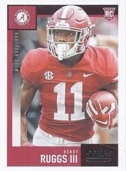 2020 Score Base Set Henry Ruggs III #424 card