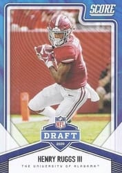 2020 Score NFL Draft Henry Ruggs III #NFL-9 card