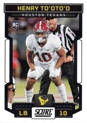 2023 Score Base Set Henry To'oTo'o #378 card