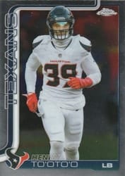 2025 Topps Chrome Base Set Henry To'oTo'o #122 card
