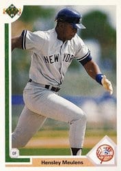 1991 Upper Deck Base Set Hensley Meulens #675 card