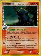 2006 Dragon Frontiers Heracross δ #3 card