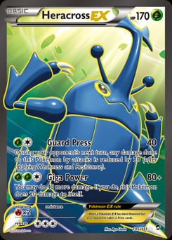 2014 Furious Fists Heracross-EX #105 card