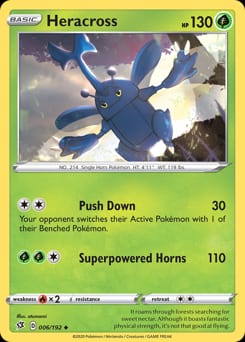 2020 Rebel Clash Heracross #6 card