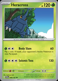 2024 Twilight Masquerade Heracross #8 card