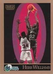 1990-91 SkyBox Base Set Herb Williams #70 card