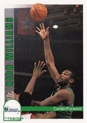 1992-93 Hoops Base Set Herb Williams #53 card