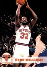 1993-94 Hoops Base Set Herb Williams #379 card