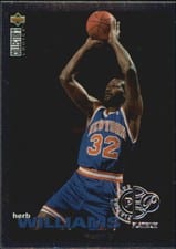 1995-96 Collector's Choice Base Set Herb Williams #84 card