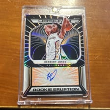 2021-22 Panini Obsidian Rookie Eruption Signatures Herbert Jones #RES-HBJ card