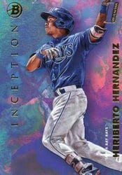 2021 Bowman Inception Base Set Heriberto Hernandez #69 card