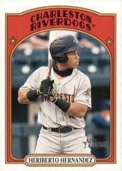 2021 Topps Heritage Minor League Base Set Heriberto Hernandez #151 card