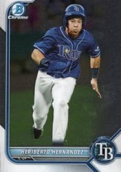 2022 Bowman Chrome Prospects Heriberto Hernandez #BCP-143 card