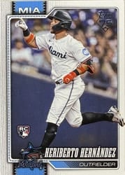 2026 Topps Base Set Heriberto Hernández #578 card