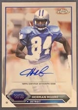 2023 Topps Composite Topps Chrome Autographs Set Herman Moore #TCA-HM card