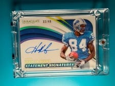 2024 Panini Immaculate Collection Statement Signatures Herman Moore #15 card