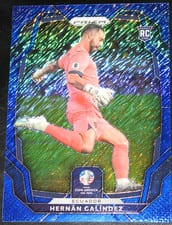 2024 Panini Prizm Copa America Hernan Galindez Red Pulsar #64 card