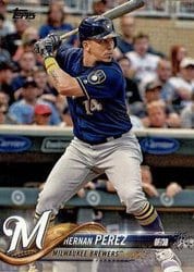 2018 Topps Base Set Hernan Perez #455 card