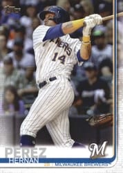 2019 Topps Base Set Hernan Perez #617 card