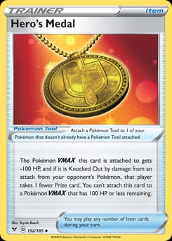 Vivid Voltage Hero's Medal #152 card