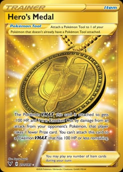 Vivid Voltage Hero's Medal #201 card