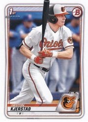 2020 Bowman Draft Base Set Heston Kjerstad #BD-122 card