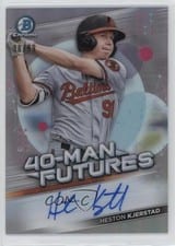 2021 Bowman Chrome 40-Man Futures Autographs Heston Kjerstad #FMFA-HK card