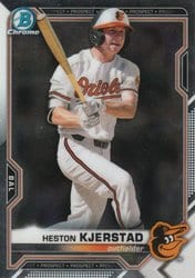 2021 Bowman Chrome Prospects Heston Kjerstad #BCP-138 card