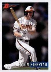 2021 Bowman Heritage Base Set Heston Kjerstad #140 card