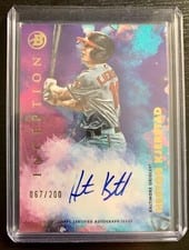 2021 Bowman Inception Autographs Heston Kjerstad #PA-HK card