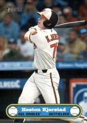 2021 Topps Heritage Minor League 1972 Topps Baseball Poster Card Heston Kjerstad #72BPC-4 card
