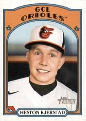 2021 Topps Heritage Minor League Base Set Heston Kjerstad #7 card