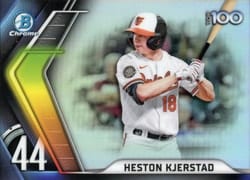 2022 Bowman Scouts' Top 100 Heston Kjerstad #BTP-44 card