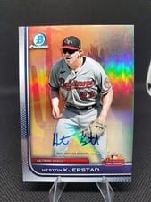 2023 Bowman Chrome 2022 AFL Fall Stars Autographs Heston Kjerstad #AFLS-3 card