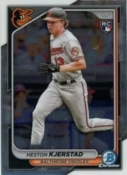 2024 Bowman Chrome Base Set Heston Kjerstad #44 card