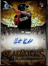 2024 Bowman Chrome Gladiators of the Diamond Autographs Heston Kjerstad #GDA-HK card