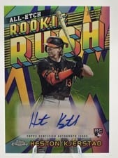 2024 Topps Chrome Update All-Etch Rookie Rush Autograph Heston Kjerstad #CURR-HK card