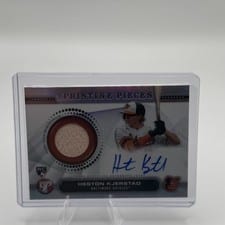 2024 Topps Pristine Pieces Autograph Relic Heston Kjerstad #PPAR-HK card