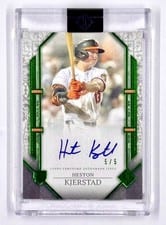 2024 Topps Transcendent Collection Rookie Showcase Autographs Heston Kjerstad #RSA-HK2 card