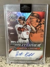 2025 Topps Chrome Black Super Futures Autographs Heston Kjerstad #FSA-HK card