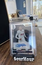 2021 Topps Merlin Chrome UEFA Autographs Heung Min Son #A-HS card
